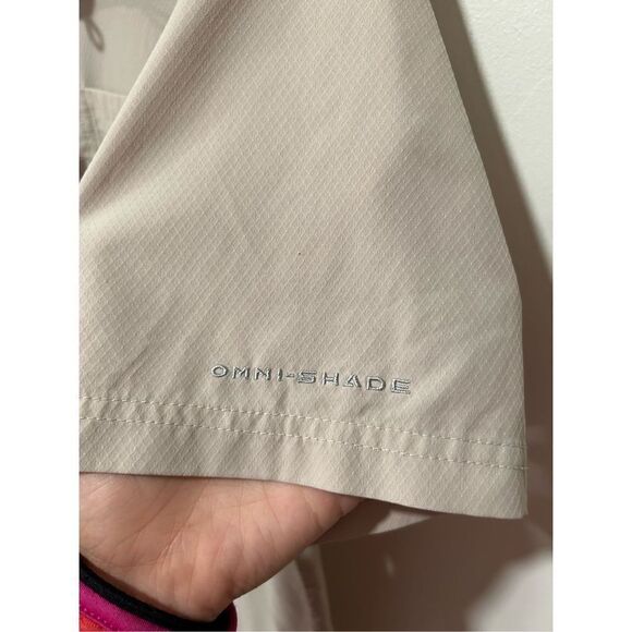 Columbia Omni-Shade UV Protection Tan Sand Performance Fishing Gear XL - Picture 11 of 14